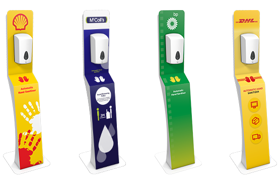 Hand Sanitising Stations 14 Custom Branded Automatic Hand sanitising stations